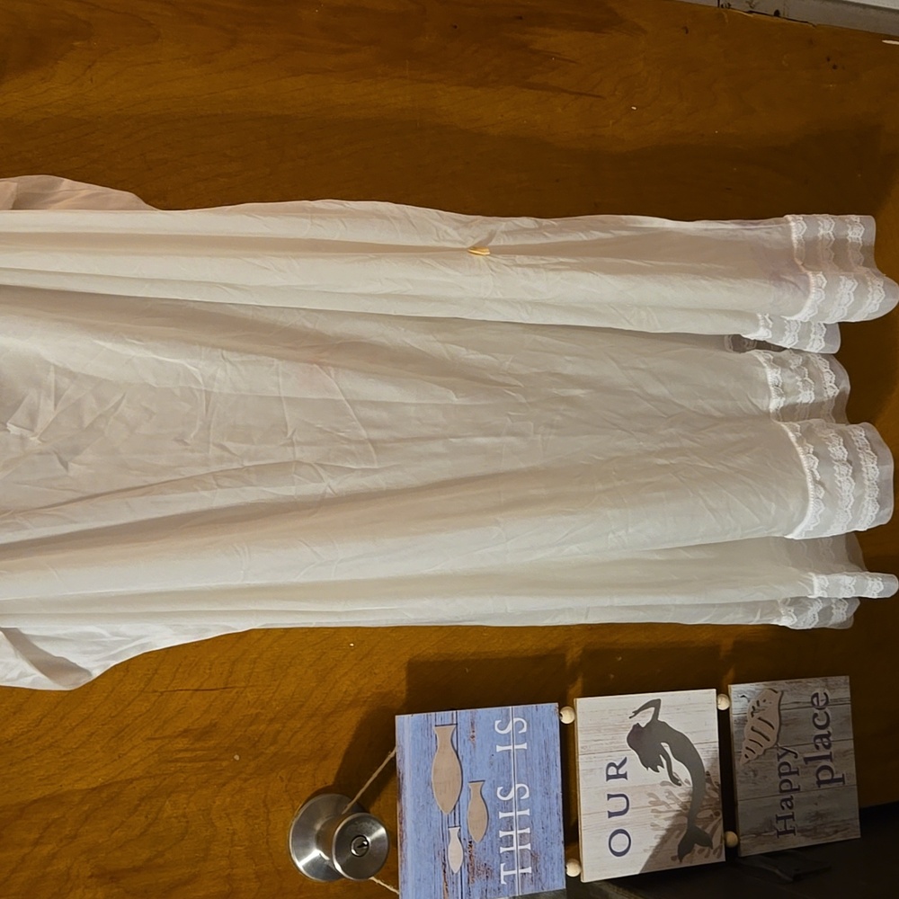 White Lace Trim Slim 5X: 4/5XA - Picture 2 of 7
